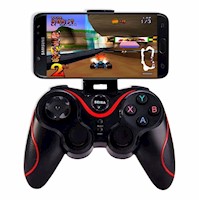 Gamepad Mando GamePad Joystick Bluetooth + Sujetador Android iOS